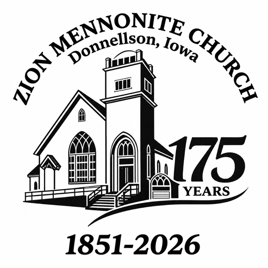 Zion Mennonite Church 175th Anniversary logo